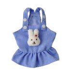 Jupe a bretelles en peluche brodée pour fille, mignon, academy, chiot, automne, hiver, robes formelles, ... Jupe a bretelles en peluche brodée pour fille, mignon, academy, chiot, automne, hiver, robes formelles, ...