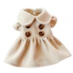 Jupe chaude pour chien, v�tement coupe - vent, lavable, pour l'automne et l'hiver