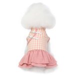 Jupe cheongsam a carreaux pour chien, vêtements de festival, vêtements de princesse pour petite fille, ... Jupe cheongsam a carreaux pour chien, vêtements de festival, vêtements de princesse pour petite fille, ...