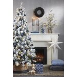 Jupe de sapin no�l en jonc de mer noir d58