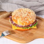 Jxhamburger artificiel faux jouet de simulation, présentoir de vitrine, accessoires de photographie, ... Jxhamburger artificiel faux jouet de simulation, présentoir de vitrine, accessoires de photographie, ...