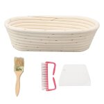 Jxproofing - ensemble de paniers a pte rutilisables, supporte 1. 5 livres, 25cm, cuillre a soupe naturelle, ...