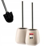 Kadax 2x brosse wc c�ramique beige