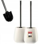 Kadax 2x brosse wc c�ramique blanc