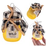 Kadax boule de no�l en verre 6 pi�ces pot de miel