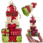 Kadax boule de no�l en verre 6pcs cadeaux