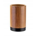 Kadax mug conteneur de brosse � dents motif bois