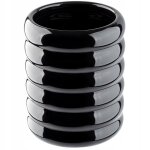 Kadax mug de salle de bain pour dentifrice et brosses � dents, 150 ml, noir