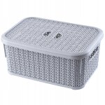 Kadax panier conteneur bo�te avec couvercle panier 6l