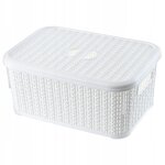 Kadax panier conteneur bo�te avec couvercle panier 6l