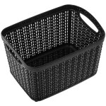 Kadax panier panier conteneur noir 3, 3 l bo�te de rangement