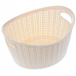 Kadax panier de rangement rond avec poign�es 3, 3 l