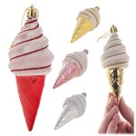 Kadax set de d�corations pour sapin de no�l abos, 4 morceaux de glace