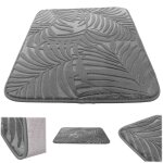 Kadax tapis de salle de bain anciles 45x70cm noir antid�rapant