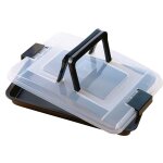 Kaiser moule a tablette rectangulaire bake & take, rev�tement antiadh�sif, noir, 30 cm.