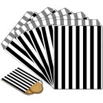 Kal - 100 pi�ces sacs a bonbons halloween petits sachets plats noir - 13x18cm sacs a sandwichs mini sacs ...