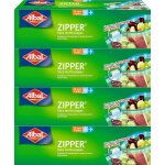 Kal - 12 sacs multi - usages, curseur zipper, hermtique, lot de 4 botes, 1 l