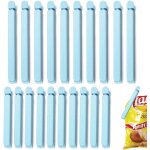 Kal - 20 pices alimentaire d'tanchit clips, d'tanchit clip en plastique, pinces pour collations ...