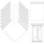 Kal - 200pcs sacs a fermeture eclair 13x19cm transparente sachet plastique rescellables pochettes zip ...