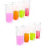 Kal - 50 sachets a smoothie - sachets a boissons anti - fuite - r�cipients a boissons r�utilisables pour ...