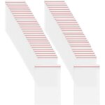 Kal - lot de 500 sachets zip transparent, sacs a fermeture eclair sachets plastiques refermables en film ...