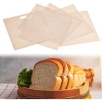Kal - 6 pcs sac pour grille pain, sac a grille pain rutilisables, sac a toaster, sac a toast pour grille ...