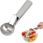 Kal - cuillre a glace 18 x 4 x 3, 5 cm - utilisation professionnelle - idal pour la crme glace, le ...