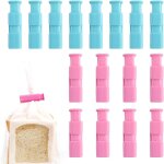 Kal - fermeture sachet alimentaire pince fermeture sachet, 16 pices, ergonomiques et bien hermtiques, ...