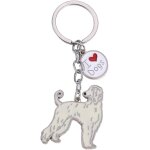 Kal - porte - cls en mtal avec mdaille d'identification pour chien