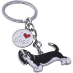 Kal - porte - cls en mtal avec mdaille d'identification pour chien