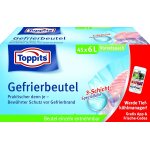 Kal - sac de rangement pour sacs de conglation, 6 litres, 45 pices, fond de support, transparent