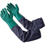 Kalanka - 1 paire gants de mnage en caoutchouc 64 cm gants de bassin etanches manches longues gants ...