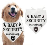 Kalanka - 1 pc pet dog bandana, 78x38cm scurit en formation triangle bandana pour animaux de compagnie ...