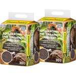 Kalanka - - 132662 - terreau pour tortues et substrat de terrarium 2x20 l, litière naturelle pour reptiles, ... Kalanka - - 132662 - terreau pour tortues et substrat de terrarium 2x20 l, litière naturelle pour reptiles, ...
