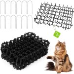 Kalanka - lot de 15 tapis anti chat, pic anti chat 15 x 20 cm, en plastique, grilles anti - epines contre ...