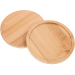 Kalanka - lot de 2 assiettes a bougie en bois - assiettes rondes en bambou - dessous de verre en bois ... Kalanka - lot de 2 assiettes a bougie en bois - assiettes rondes en bambou - dessous de verre en bois ...