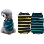 Kalanka - lot de 2 chemises en coton a rayures pour chien v�tements pour animaux de compagnie t - shirts ...