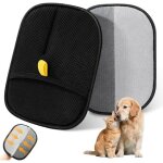 Kalanka - lot de 2 gants d'�pilation pour animaux de compagnie, gants de toilettage double face pour ...