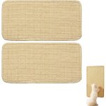 Kalanka - lot de 2 tapis griffoirs pour lapin, mur de chat, tapis en sisal naturel pour rongeurs, tapis ...