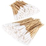 Kalanka - 200 b�tonnets de coton pour chiens, 15cm 12cm nettoyage des oreilles pour chiens, b�tonnets ...
