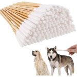 Kalanka - 200 pi�ces coton tige chien, cotons - tiges pour nettoyage des oreilles de chien, cotons tiges ...