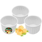 Kalanka - lot de 3 moules a fromage 300 ml