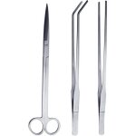 Kalanka - 3 pack aquarium kit outil accessoires, outils d'aquarium en acier inoxydable, poisson starter ...