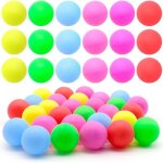 Kalanka - 30 pi�ces balles de ping pong color�es 4 cm balles de tennis de table, balle pour chat, d�coration ...