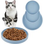 Kalanka - 3pcs gamelle pour chat en silicone, bol nourriture chat plate gamelle antidrapante pour chat ...