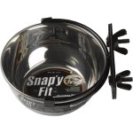 Kalanka - modle 40 - 10 gamelle en acier inoxydable snap'y fit, se fixe sur les caisses en grillage ...