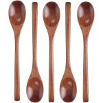 Kalanka - lot de 5 cuill�res cor�ennes japonaises de 23, 5 cm avec long manche, cuill�re de table, cuill�re ...