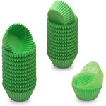 Kalanka - lot de 500 mini caissettes a cupcakes de qualit suprieure rsistantes a la graisse (vert) ...