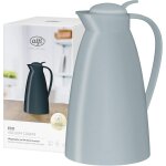 Kalanka - alfi eco 1, 0 l, quarry, pichet isotherme avec intrieur en verre tremp hyginique, en plastique, ...