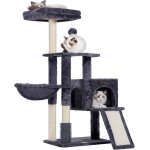 Kalanka - arbre a chat, brosse de nettoyage automatique, arbre a chat domestique robuste avec peluche ... Kalanka - arbre a chat, brosse de nettoyage automatique, arbre a chat domestique robuste avec peluche ...